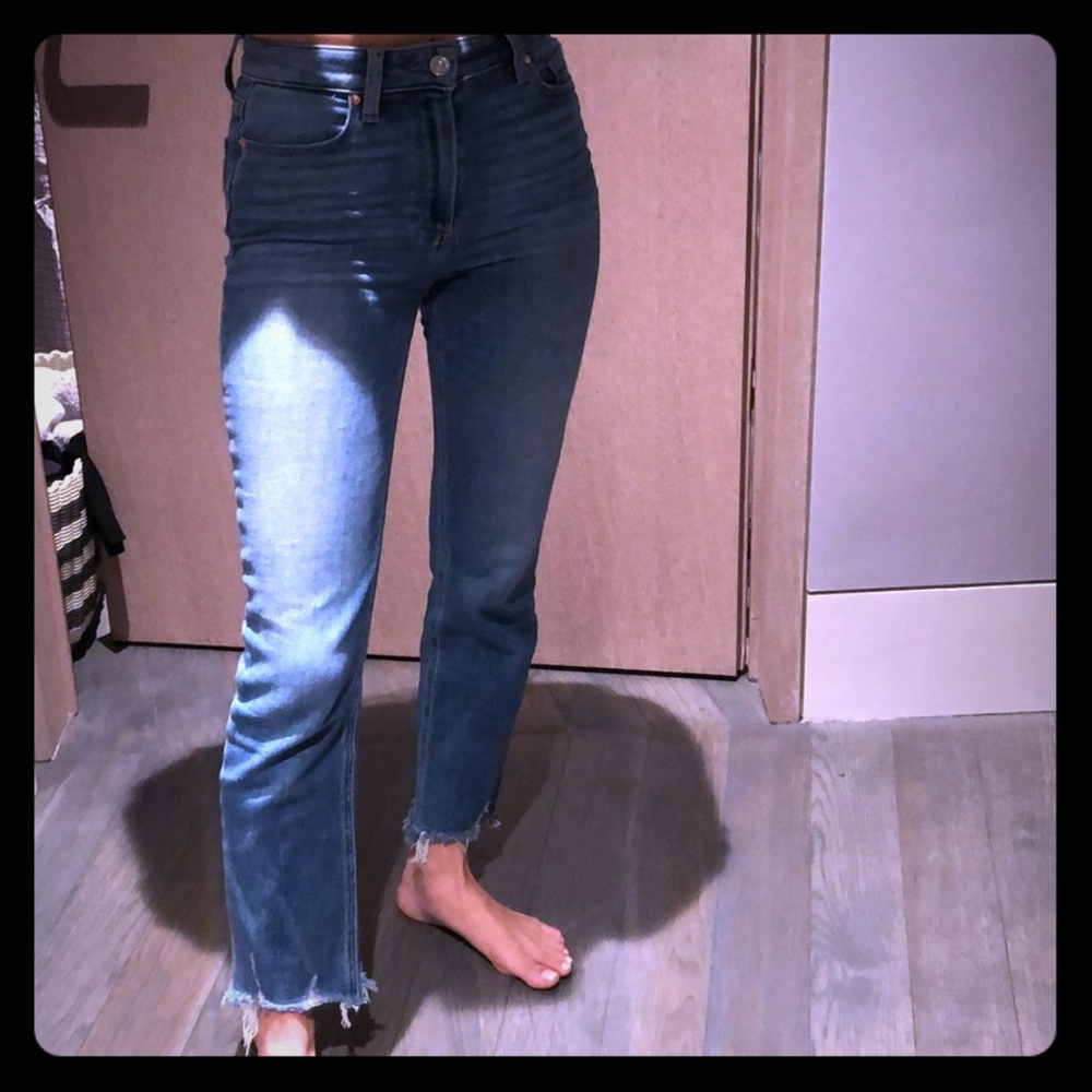 High waisted straight leg Cindy Jean by Paige